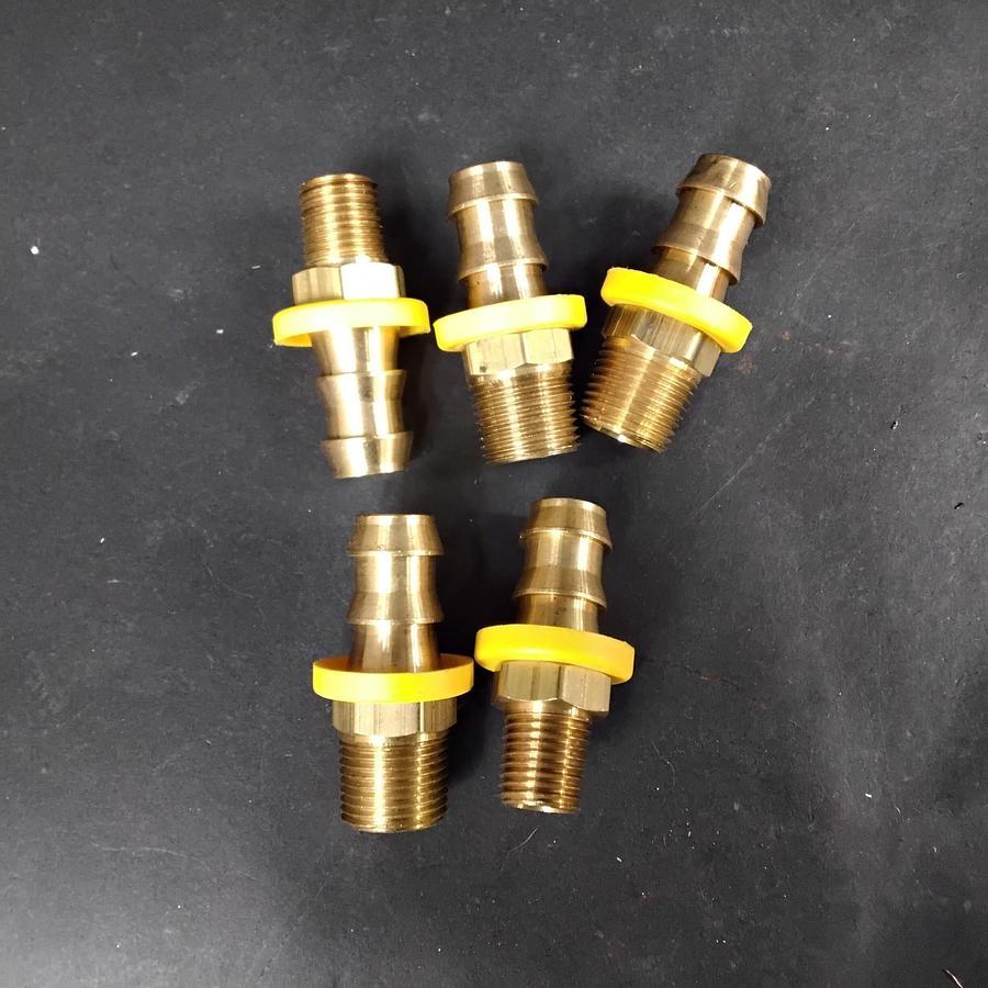 Used SPEEDAIRE HOSE BARB FITTINGS - GROUP OF 5 ($7 OBO)