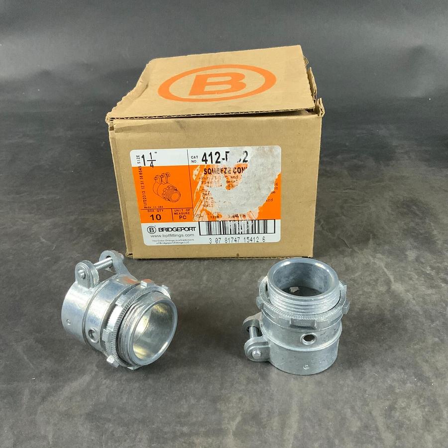 Used BRIDGEPORT 412-DC2 SQUEEZE CONNECTOR - SET OF 10 ($70 OBO)