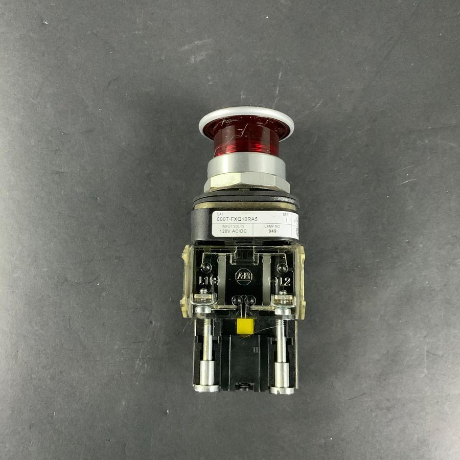 Used ALLEN BRADLEY 800T-FXQ10RA5 ILLUMINATED PUSH BUTTON ($70 OBO)