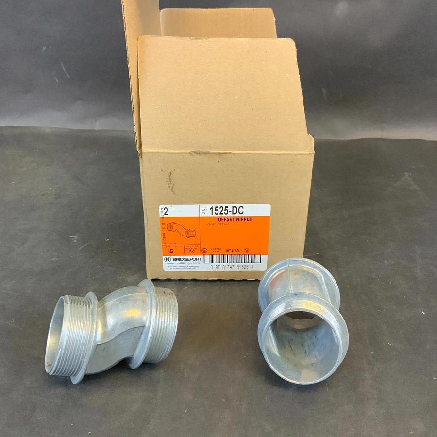 BRIDGEPORT 1525-DC 2” OFFSET NIPPLE - BOX OF 5 ($75 OBO)