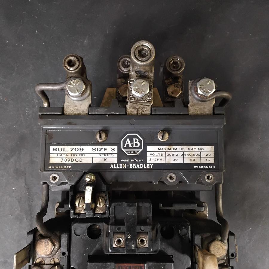 Used ALLEN BRADLEY 709-DOD SERIES K STARTER