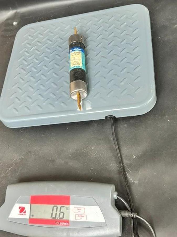 Used LITTELFUSE POWR-GARD FLSR-100 FUSE