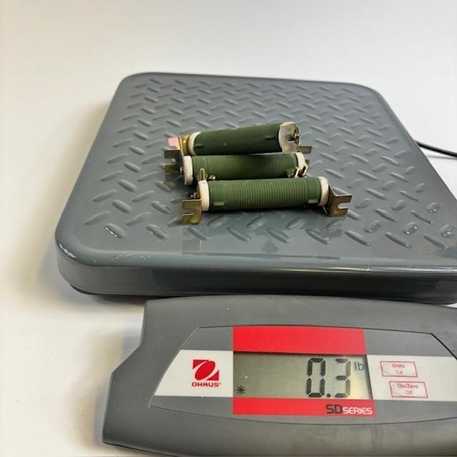 Used JRM GH30W 5KΩJ CERAMIC TUBE RESISTORS SET OF 3