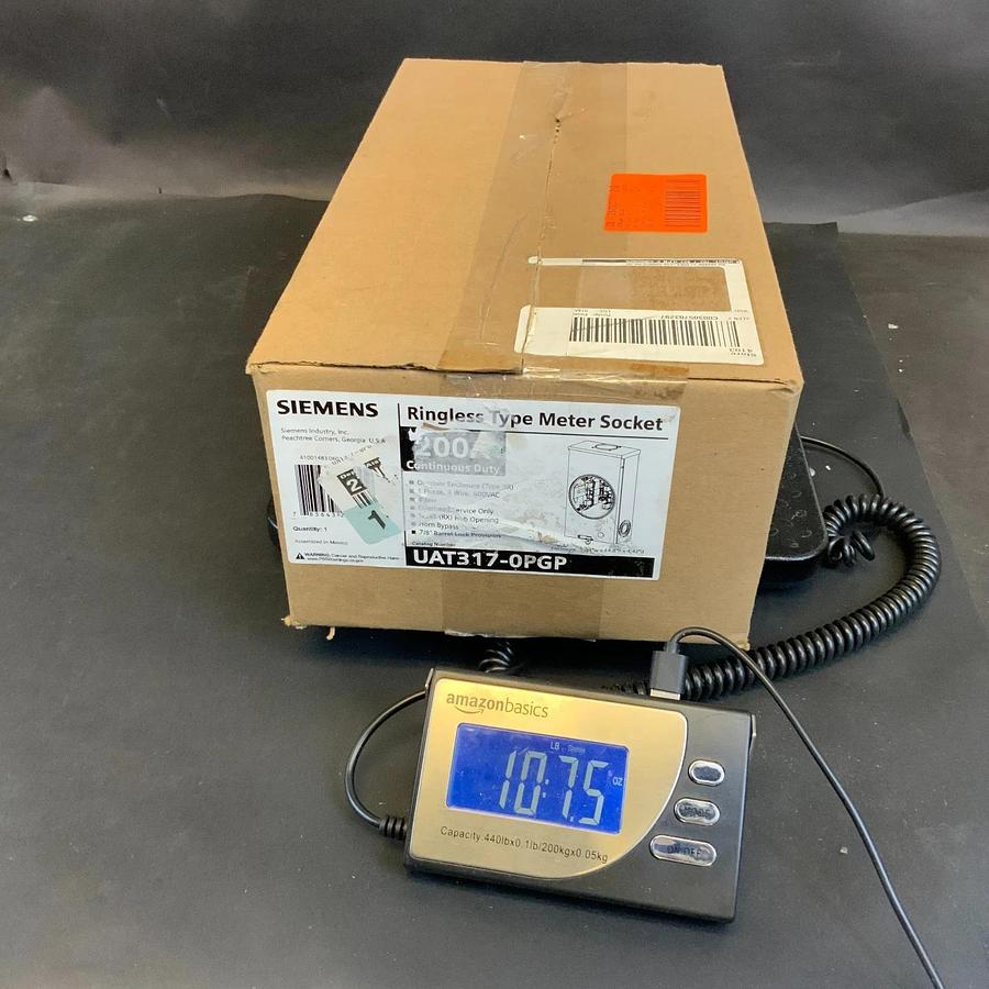 SIEMENS UAT317-0PGP RINGLESS METER SOCKET ($75 OBO)