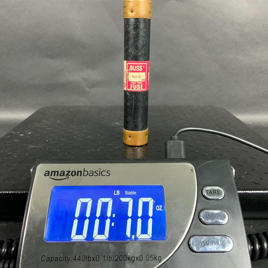 Used BUSSMANN NOS-40 ONE-TIME FUSE ($10 OBO)