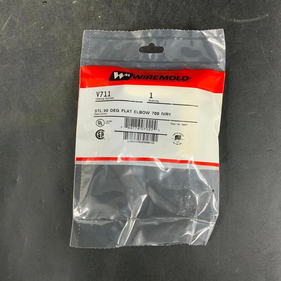 WIREMOLD V711 90 DEG FLAT ELBOW ($8 OBO)