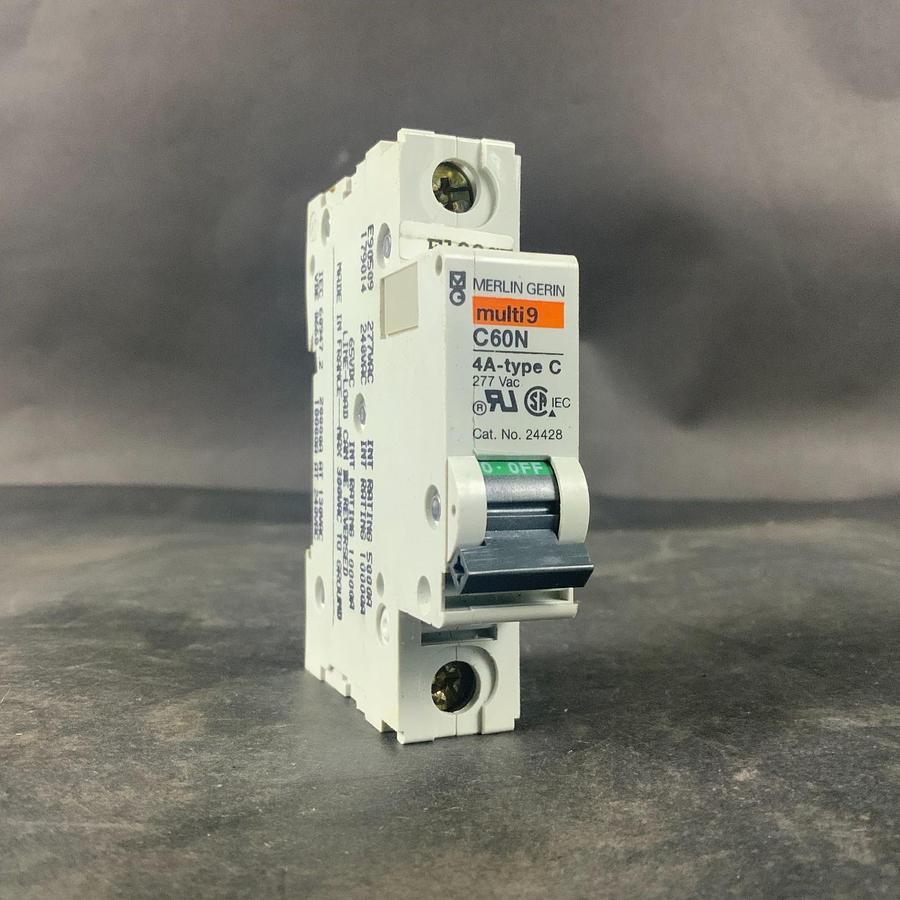 Used MERLIN GERIN MULTI9 C60N 4A-TYPE C CIRCUIT BREAKER ($12 OBO)