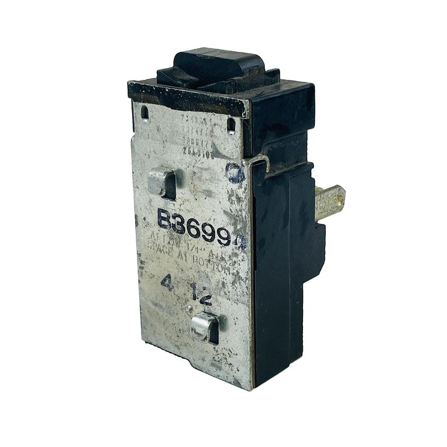 Used BULLDOG PUSHMATIC 31115 15A 1-POLE 120/240V BOLT-ON CIRCUIT BREAKER