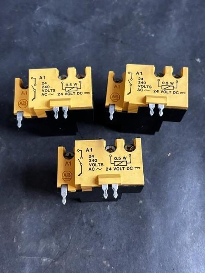 Used ALLEN BRADLEY 199-FIMZ24 SURGE SUPPRESSORS - GROUP OF 3 ($36 OBO)