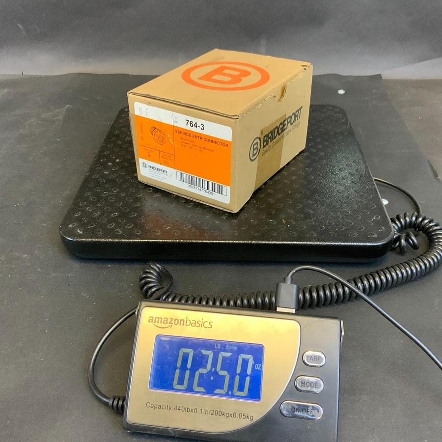 Used BRIDGEPORT 764-3 1-1/4” SERVICE ENTRANCE CONNECTOR - BOX OF 5 ($75 OBO)