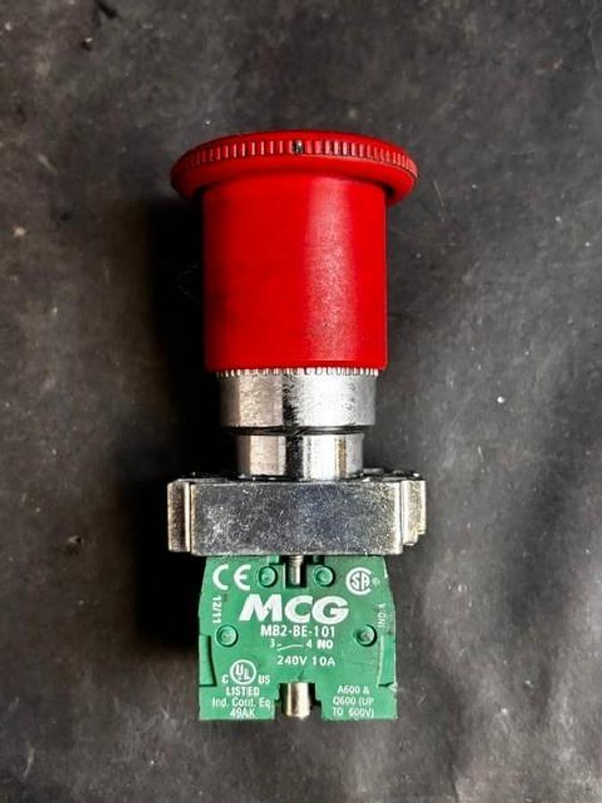 Used MCG MB2-BE-101 EMERGENCY STOP PUSH BUTTON ($15 OBO)