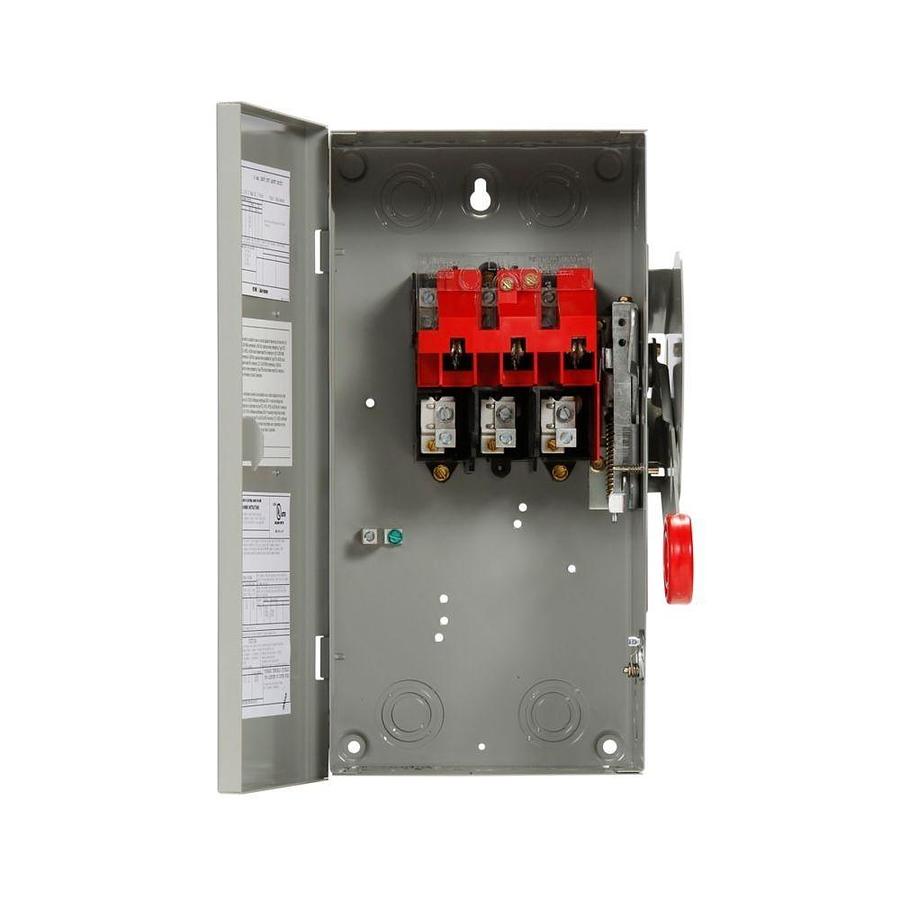 Used EATON DH361UGK HEAVY DUTY SAFETY SWITCH 30A 600V 3PH 3P NEMA 1 NEW OPEN BOX
