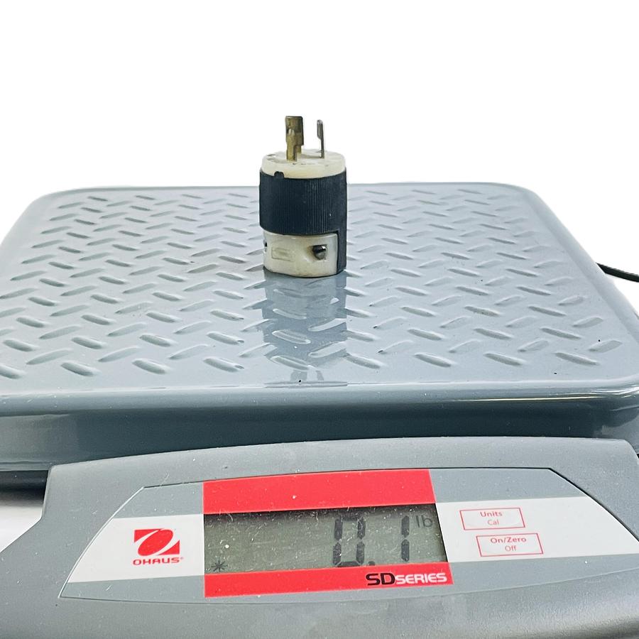 Used HUBBELL HBL4720C TWIST-LOCK MALE PLUG 15A 125V HEAVY DUTY INDUSTRIAL