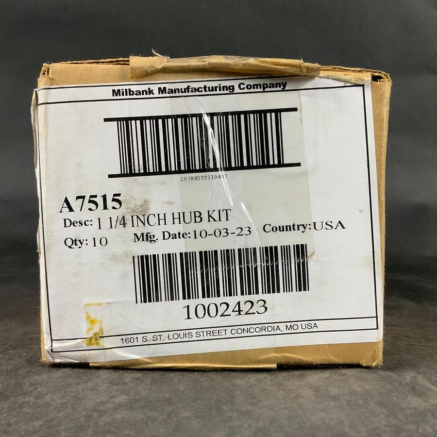 Used MILBANK A7515 1-1/4” HUB KIT - SET OF 10 ($125 OBO)