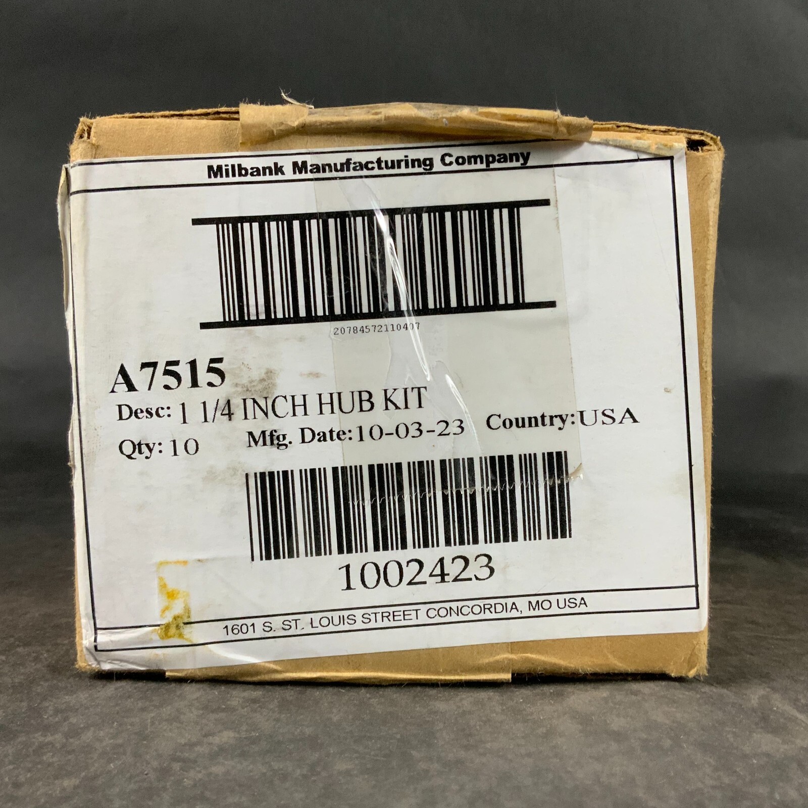 Used MILBANK A7515 1-1/4” HUB KIT - SET OF 10 ($125 OBO)