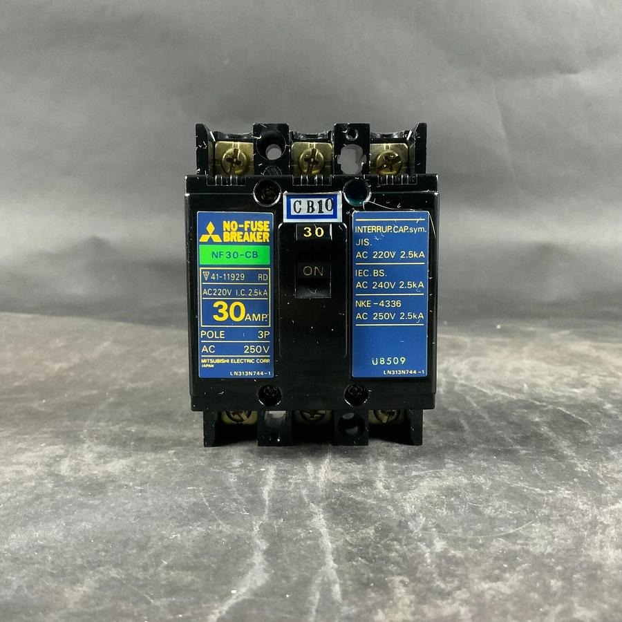 Used MITSUBISHI NF30-CB 30A NO-FUSE BREAKER ($10 OBO)