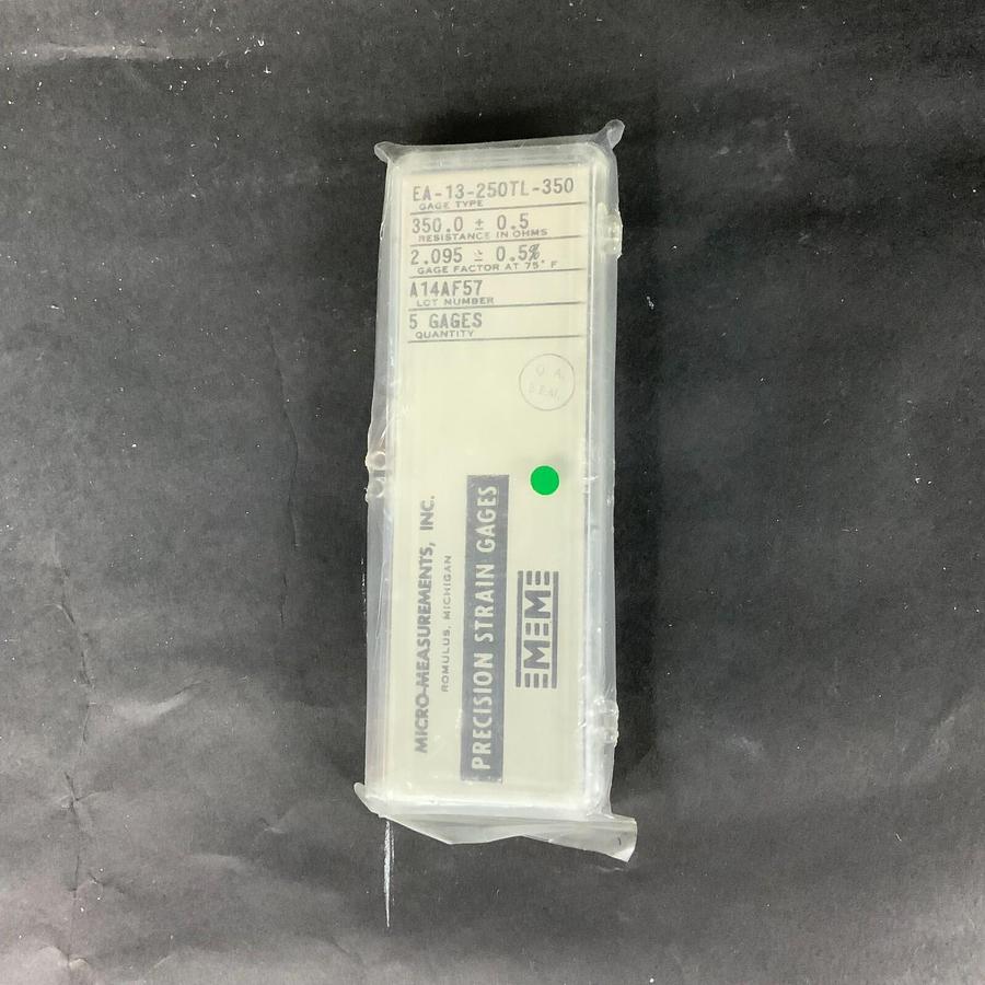 Used MICRO-MEASUREMENTS EA-13-250TL-350 PRECISION STRAIN GAUGE - BOX OF 5 ($25 OBO)