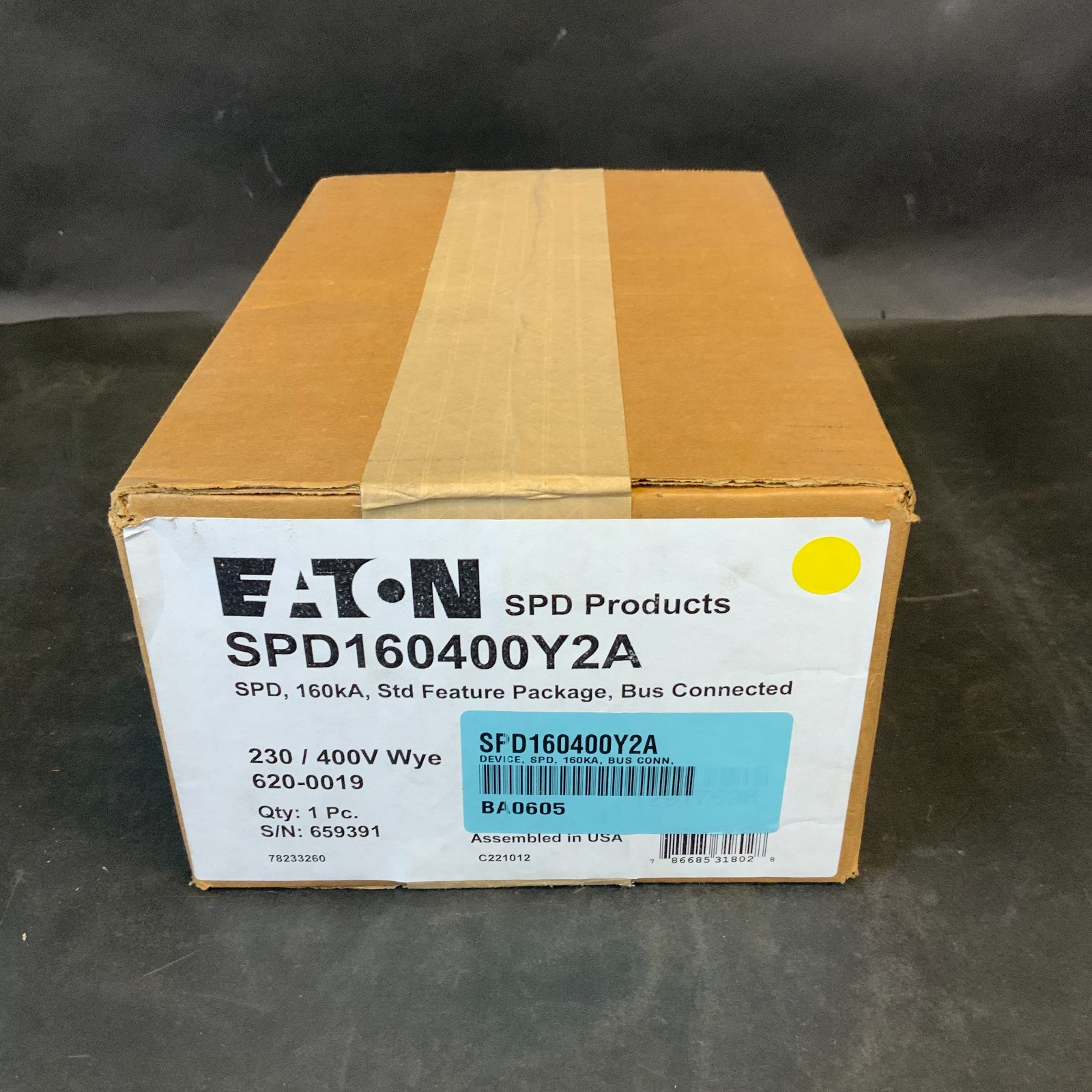 EATON SPD160400Y2A SURGE PROTECTION DEVICE ($4200 OBO)