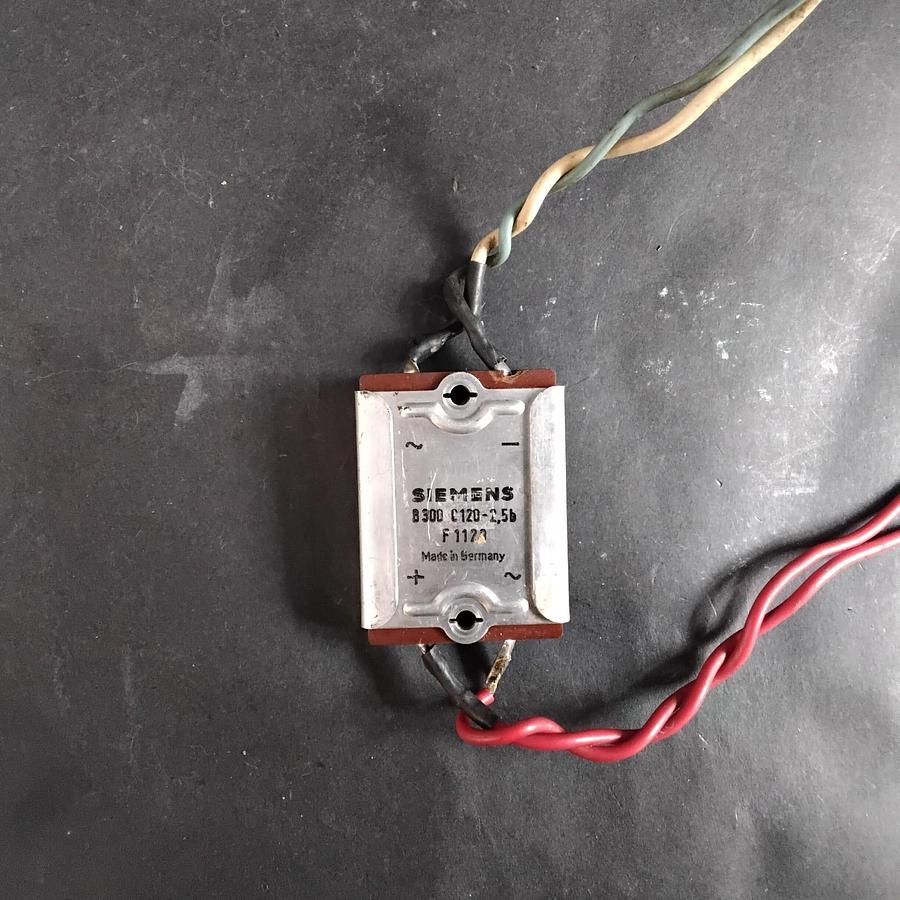 Used SIEMENS B300 C120 SELENIUM RECTIFIER ($14 OBO)