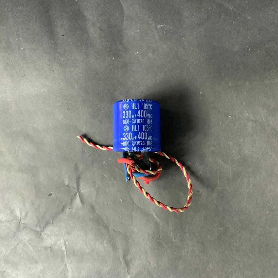 Used HITACHI BK0-CA1028 H03 400VDC 330uF CAPACITOR ($10 OBO)