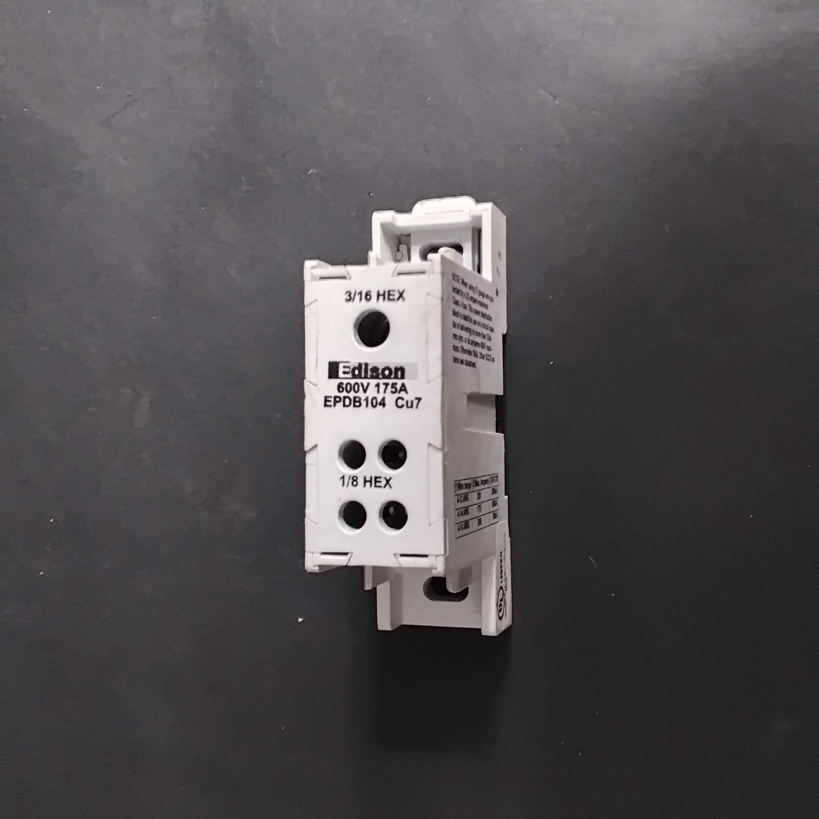 Used EDISON EDPB104-CU7 POWER DISTRIBUTION BLOCK ($30 OBO)