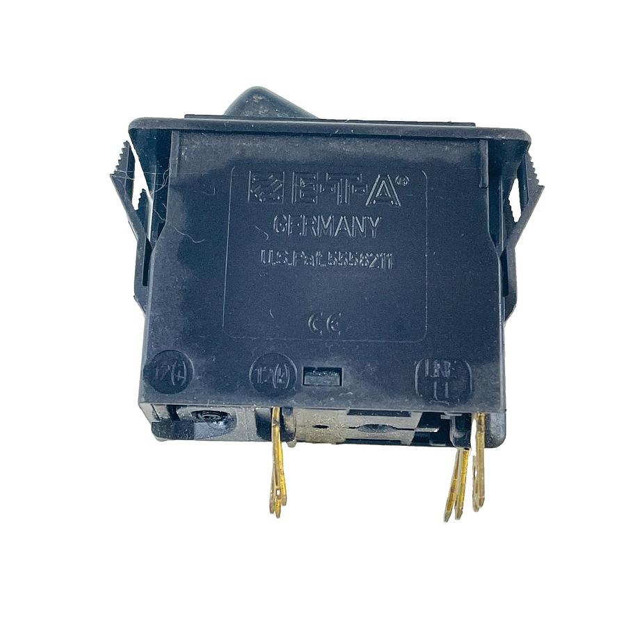Used E-T-A 3120-F42Y-P7T1-W01L 10A 240VAC 50VDC DOUBLE POLE THERMAL BREAKER