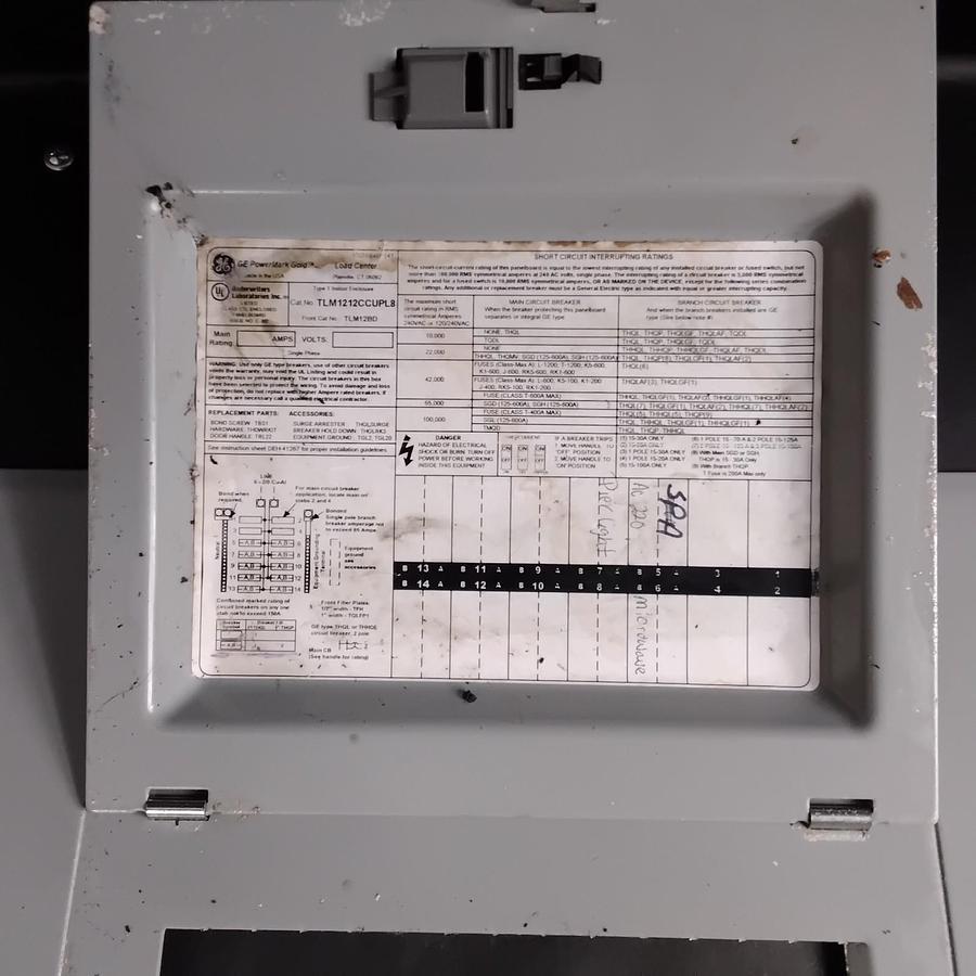 Used GENERAL ELECTRIC TLM1212CCUPL8 PANEL COVER ($45 OBO)