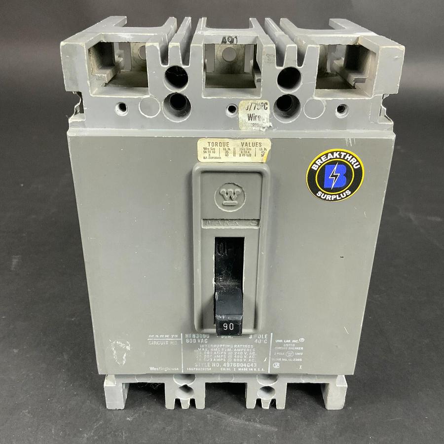 Used WESTINGHOUSE HFB3090 CIRCUIT BREAKER ($20 OBO)