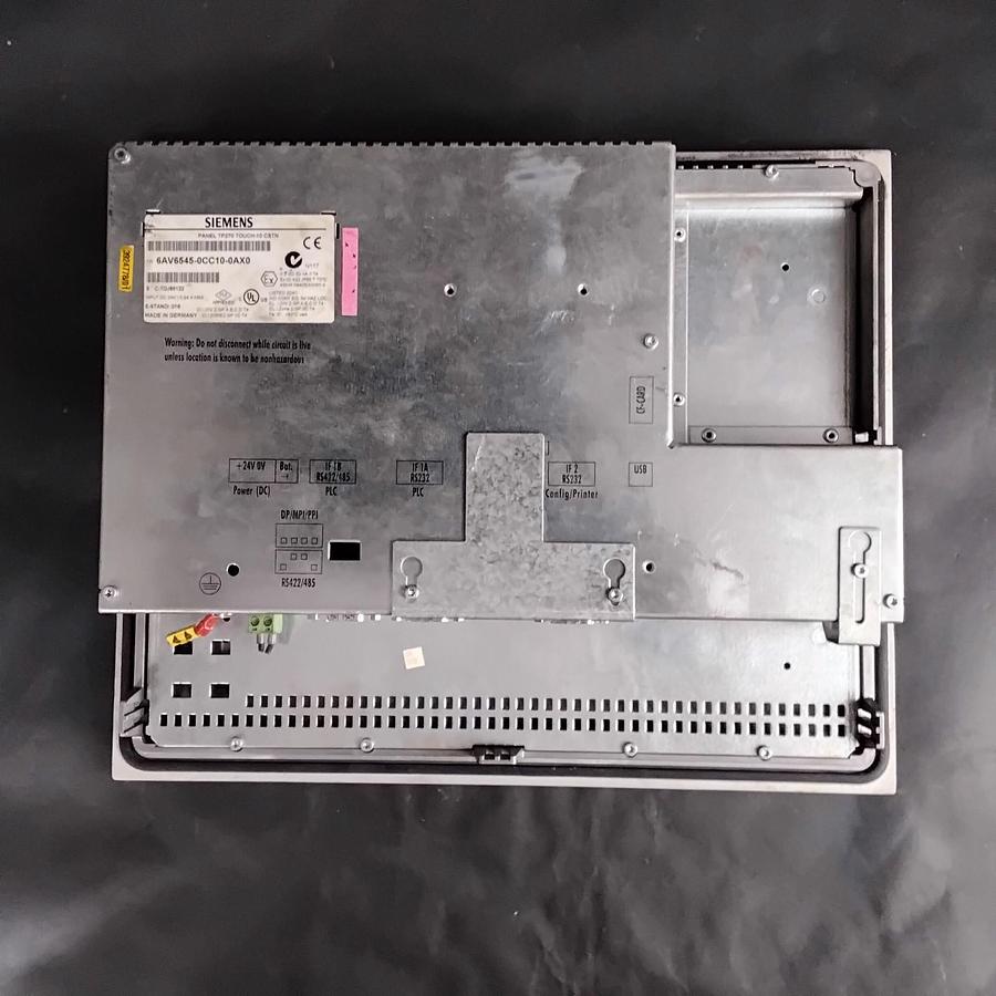 Used SIEMENS 6AV6 545-0CC10-0AX0 OPERATOR INTERFACE ($250 OBO)