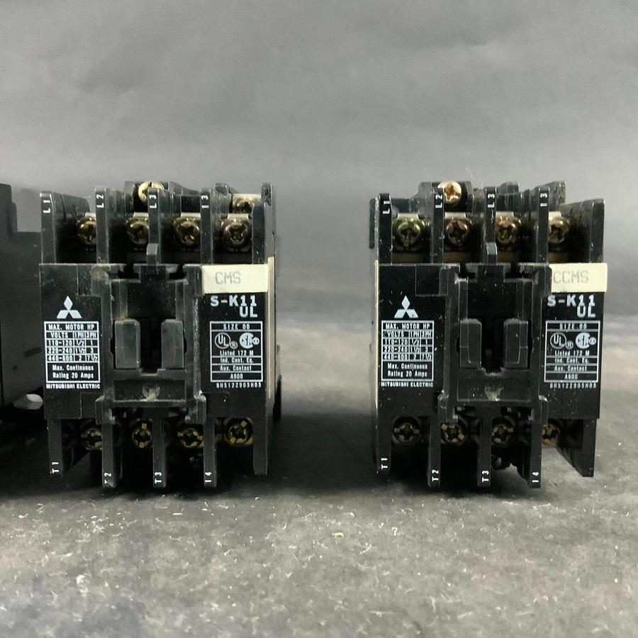 Used MITSUBISHI MSO-K11 UL CONTACTOR - SET OF 3 ($60 OBO)