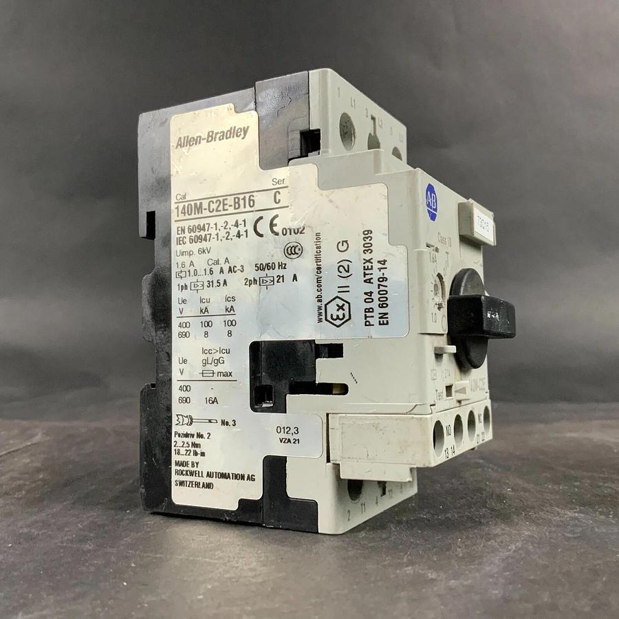 Used ALLEN BRADLEY 140M-C2E-B16 CIRCUIT BREAKER ($50 OBO)