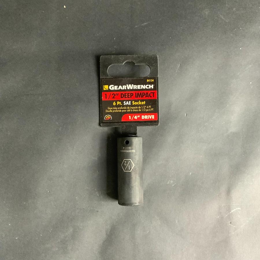 GEARWRENCH 84134 1/2” DEEP IMPACT 6PT SAE SOCKET ($5 OBO)