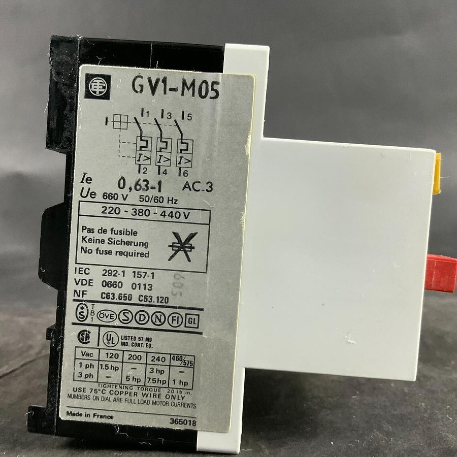 Used TELEMECANIQUE GV1-MO5 CIRCUIT BREAKER ($40 OBO)