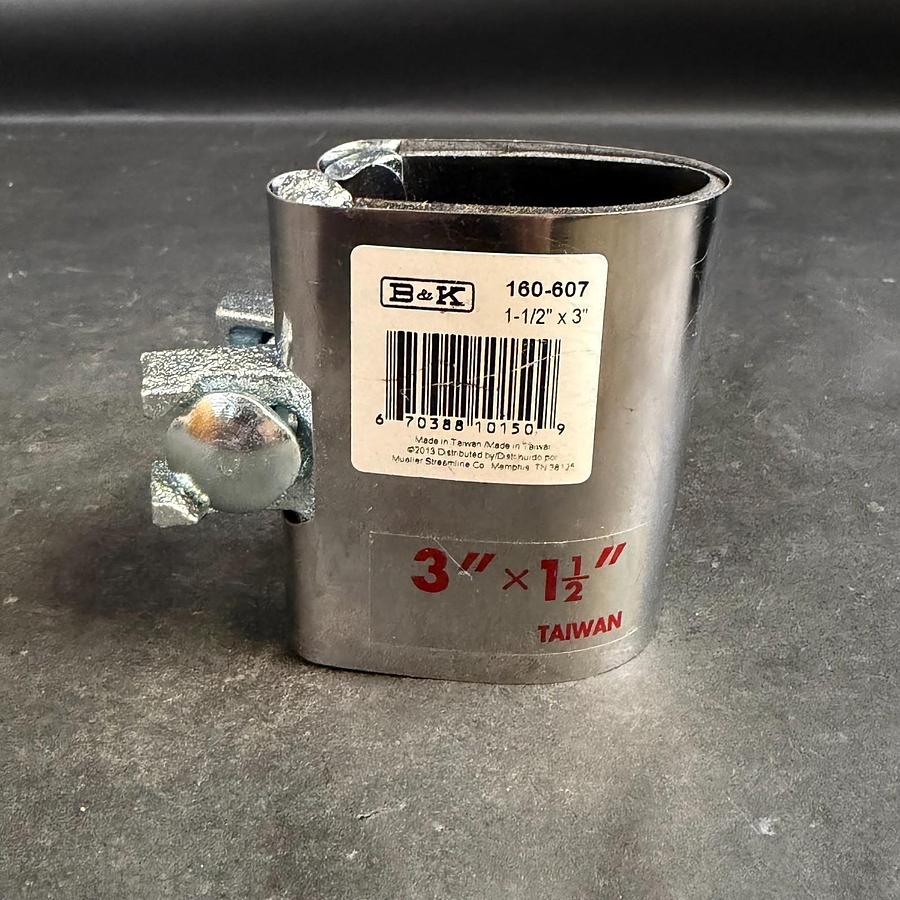 Used B&K 160-607 1-1/2”X3” REPAIR CLAMP ($18 OBO)