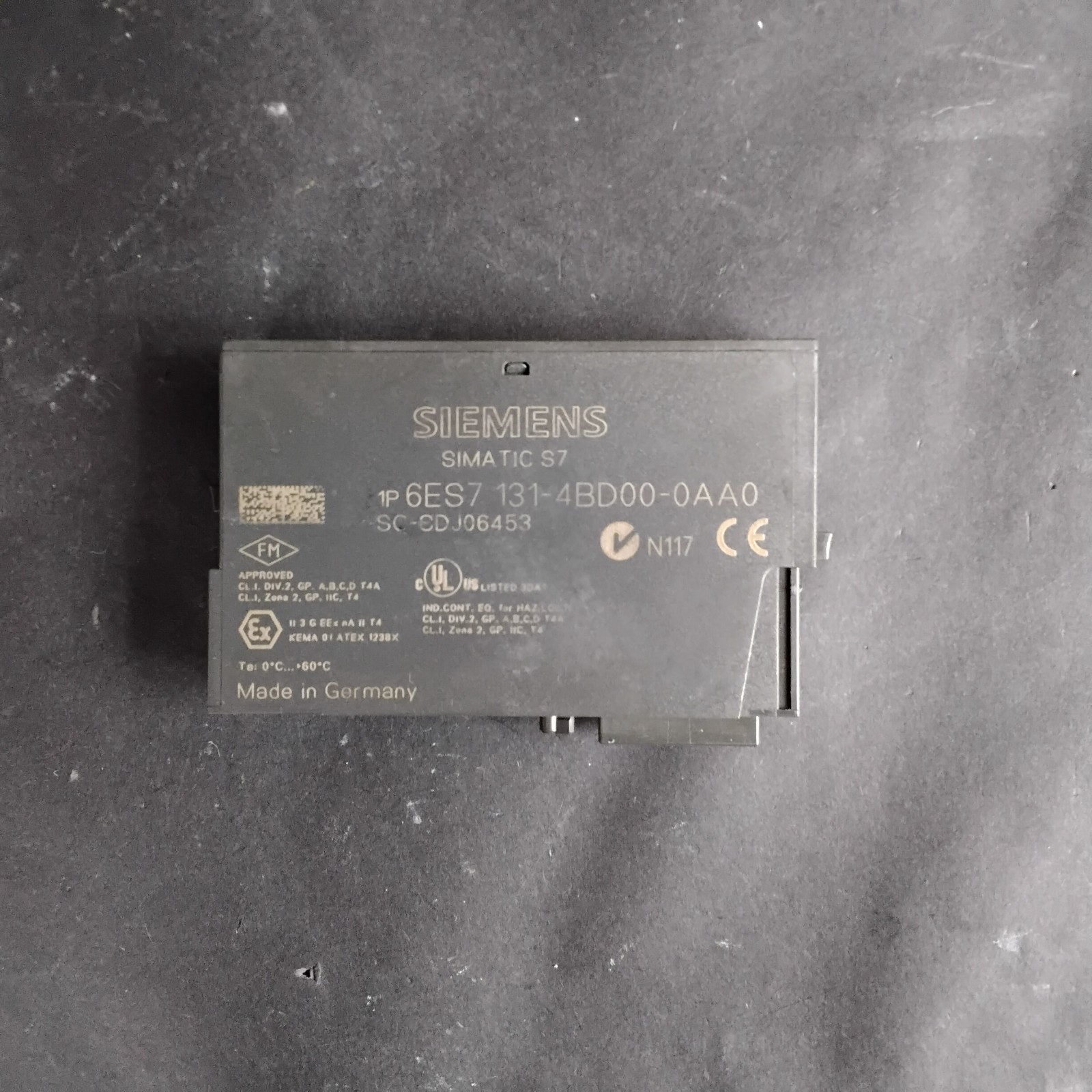 Used SIEMENS 6ES7 131-4BD00-0AA0 INPUT MODULE ($9 OBO)