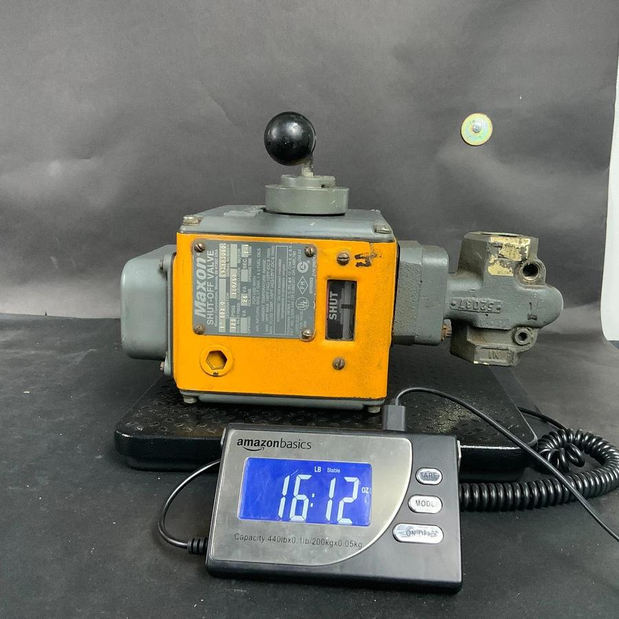 Used MAXON 1” 125 PSIG SHUT-OFF VALVE ($400 OBO)