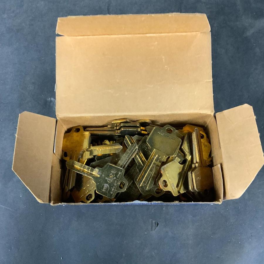 ESP BRASS KEY BLANKS - QTY 50 ($30 OBO)