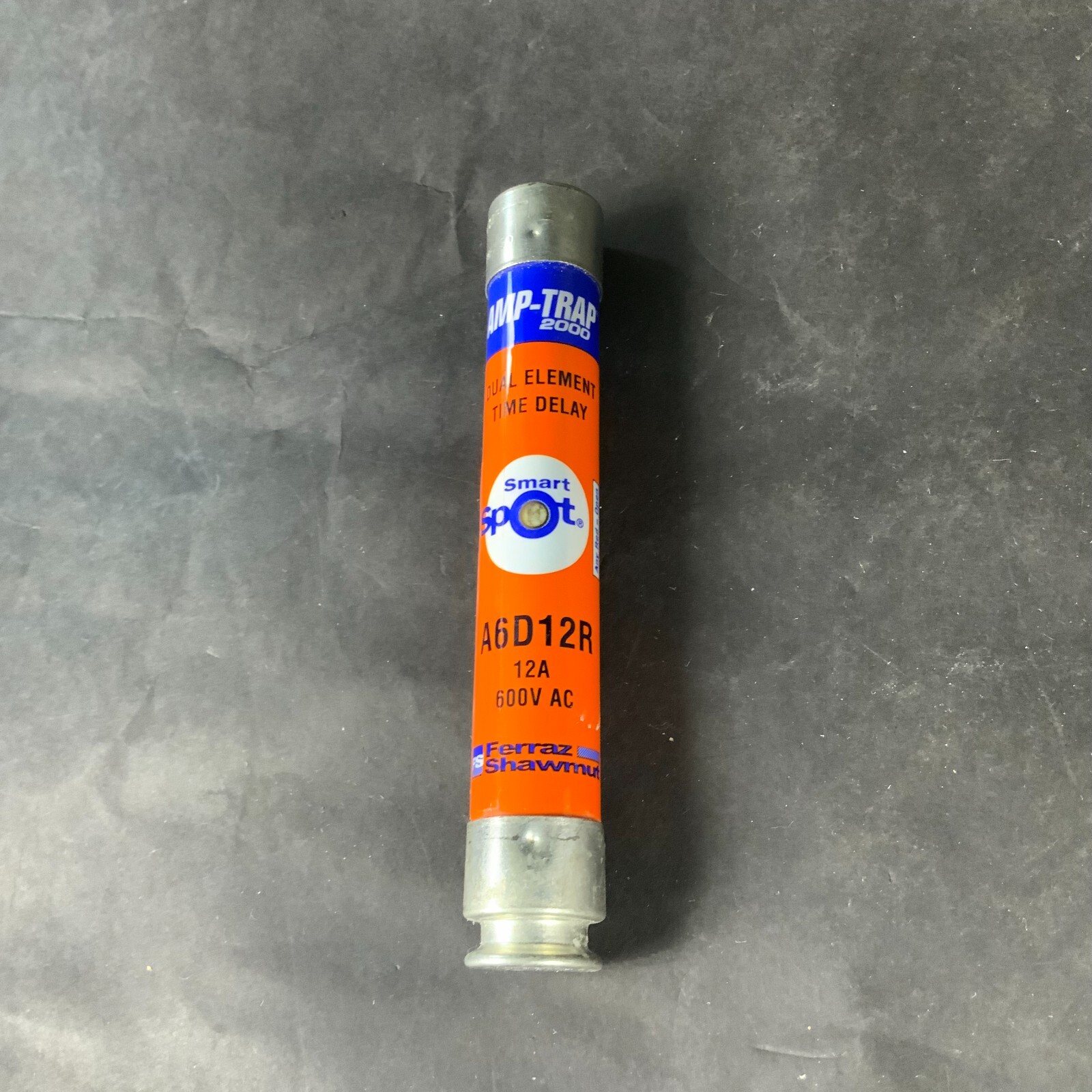 Used FERRAZ SHAWMUT A6D12R TIME DELAY SMARTSPOT FUSE ($10 OBO)