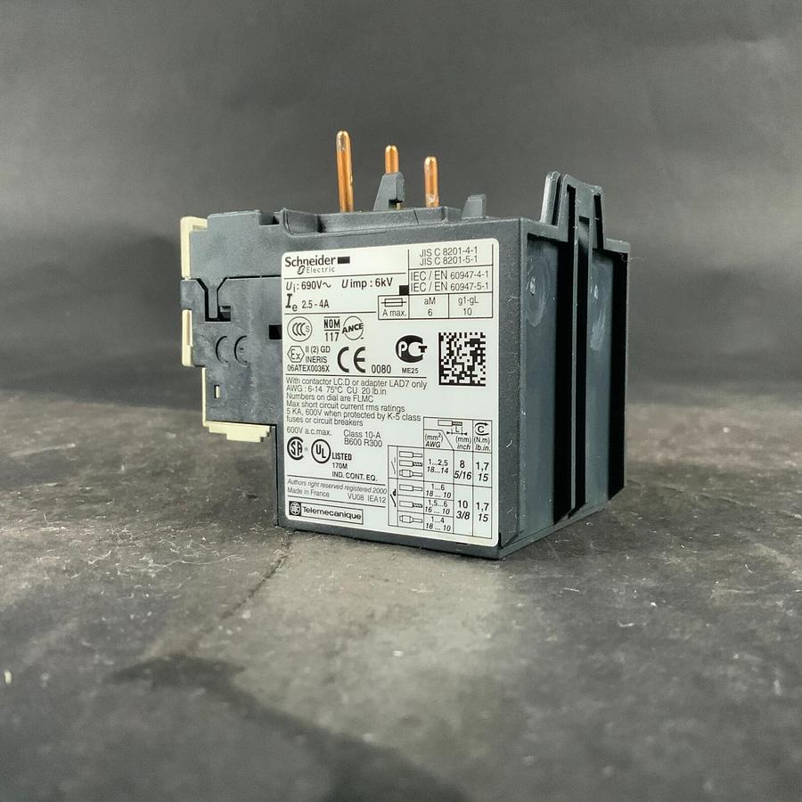 Used SCHNEIDER LRD 08 OVERLOAD RELAY ($20 OBO)