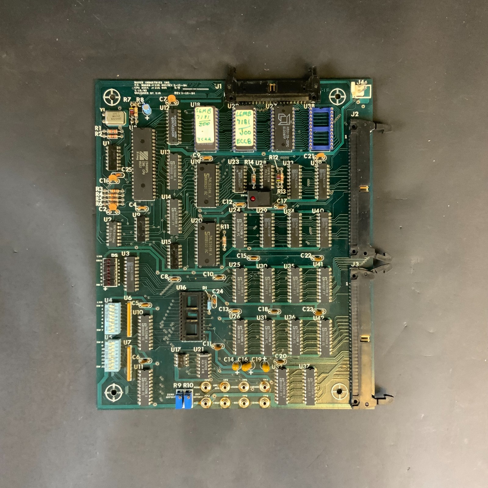 Used BAYER INDUSTRIES 116-443 REV 3-13-84 PC BOARD ($50 OBO)