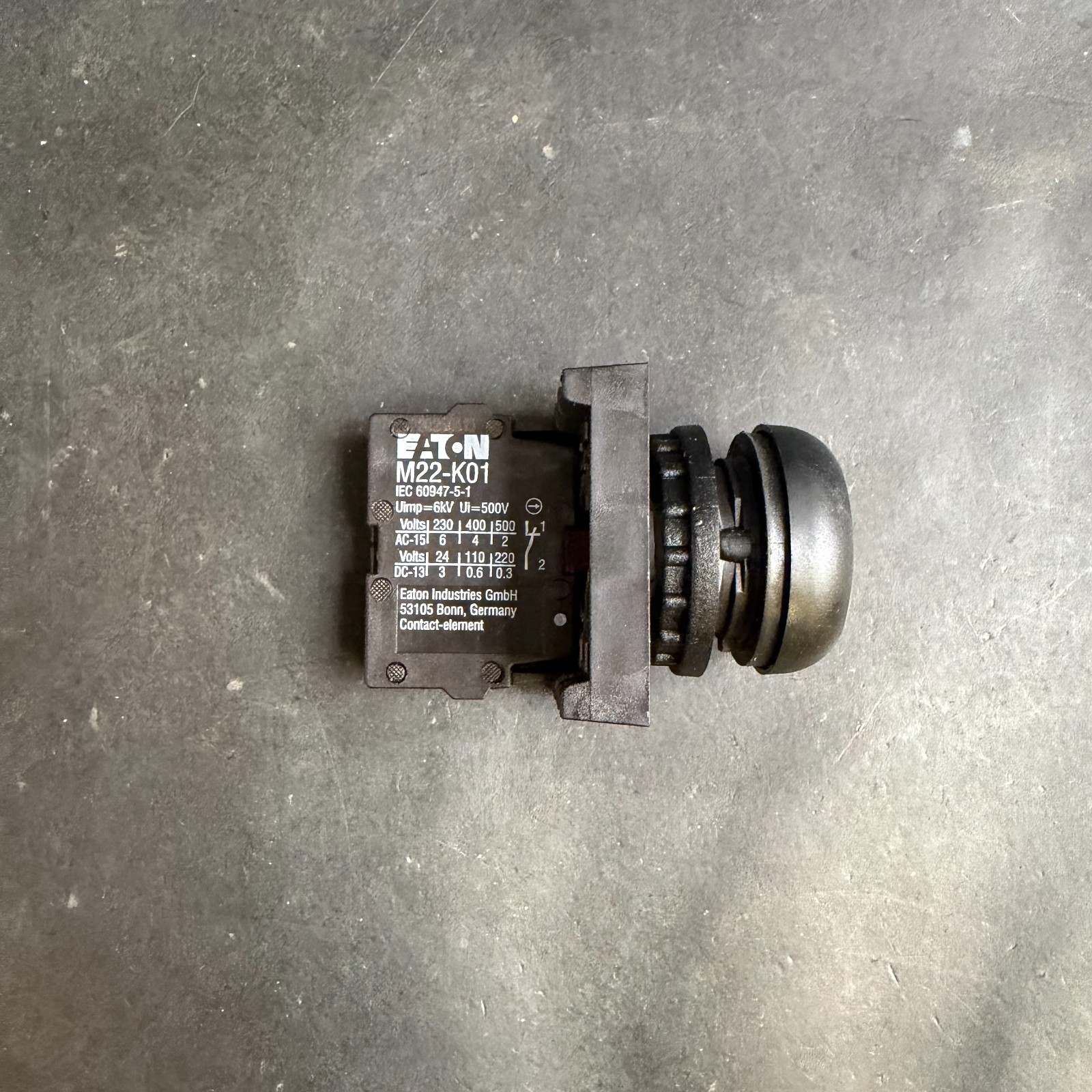 Used EATON M22-K01 YELLOW PUSHBUTTON ($12 OBO)