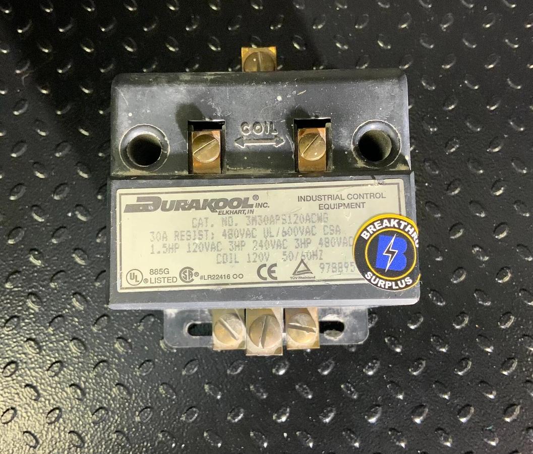Used DURAKOOL 3M30APS120ACWG  $94.99 O.B.O.