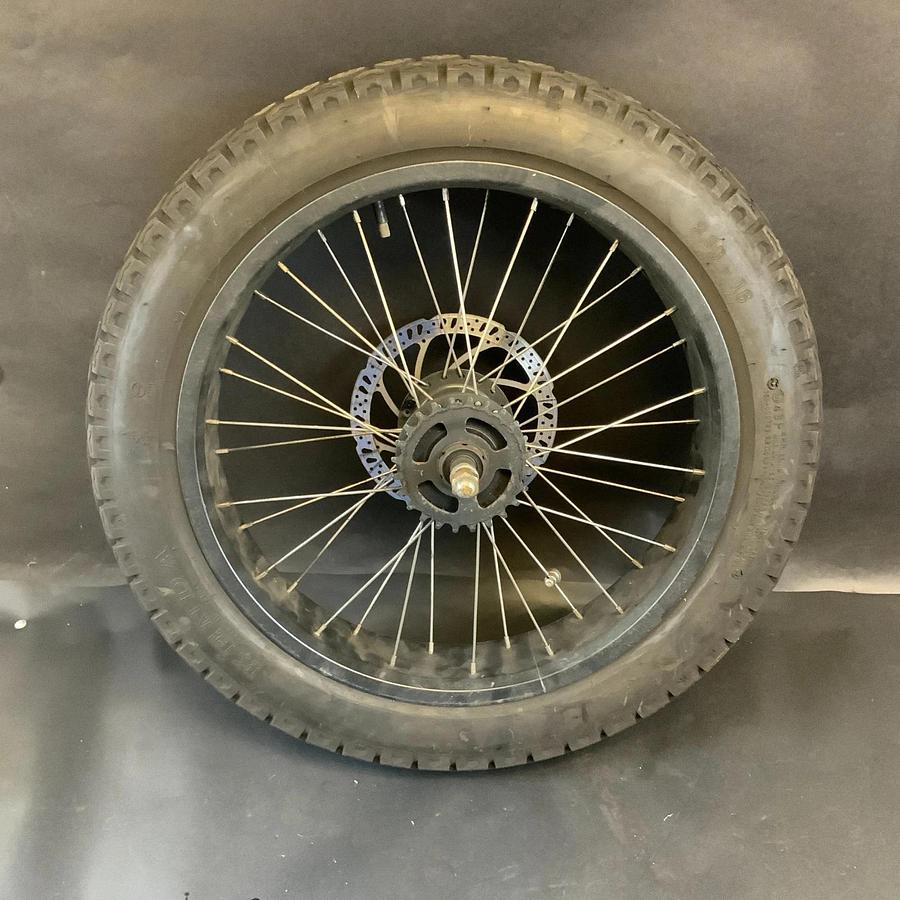 Used KENDA K-272 E-16-402 3.00-16 FULL WHEEL WITH ROTOR (URB-E HUB) ($150 OBO)