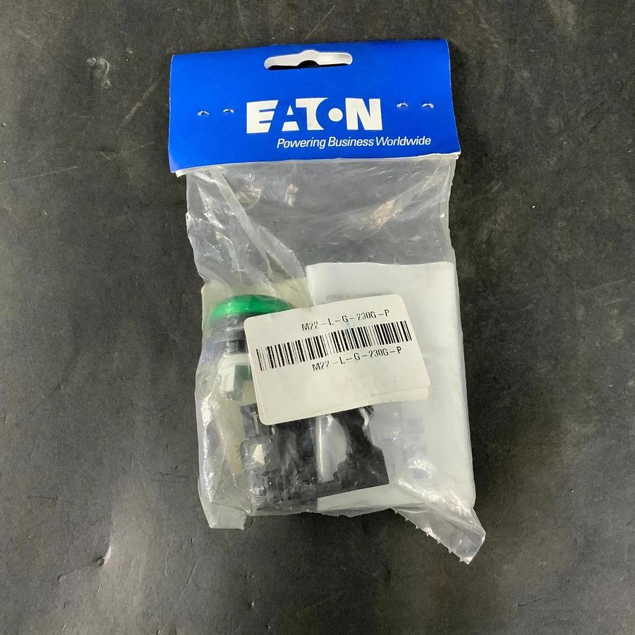 EATON M22-L-G-230G-P GREEN INDICATING LIGHT ($25 OBO)