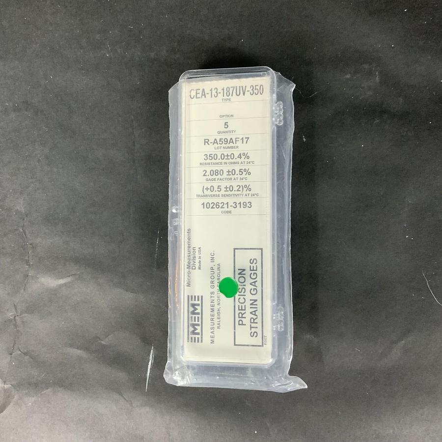 Used MICRO-MEASUREMENTS CEA-13-187UV-350 PRECISION STRAIN GAUGE - LOT OF 3 ($15 OBO)
