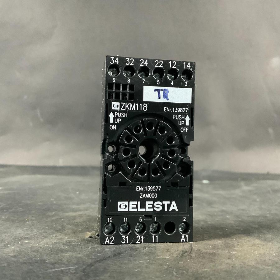 Used ELESTA ZKM118 RELAY BASE ($12 OBO)