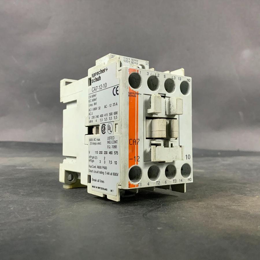 Used SPRECHER & SCHUH CA7-12-10 CONTACTOR ($20 OBO)