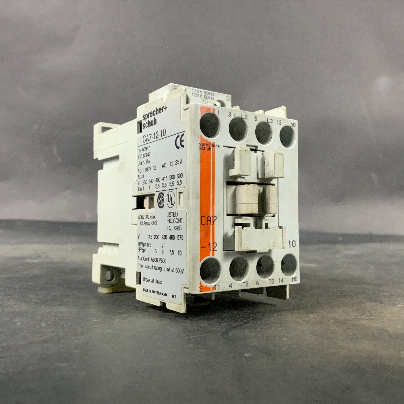 Used SPRECHER & SCHUH CA7-12-10 CONTACTOR ($20 OBO)