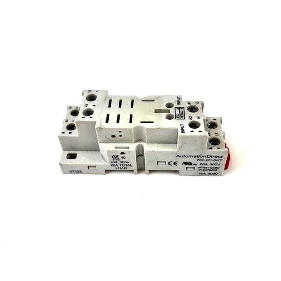 Used AUTOMATION DIRECT 782-2C-SKT RELAY SOCKET