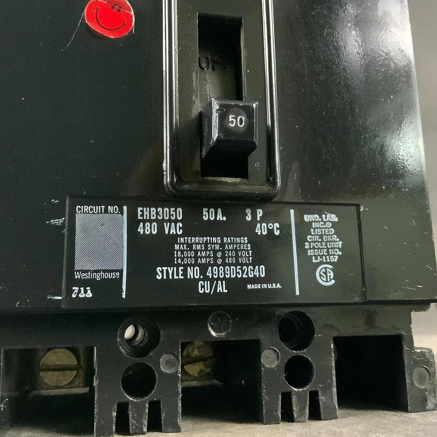 Used WESTINGHOUSE EHB3050 CIRCUIT BREAKER ($45 OBO)